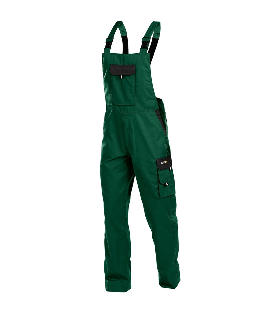 DASSY Calais | zweifarbige Arbeitslatzhose | 400138 (flaschengrün/schwarz, 42, Standard)