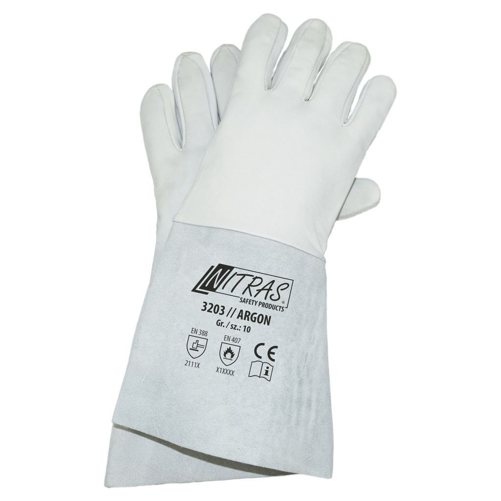 TEXXOR Argon Nappaleder-Handschuhe mit Flügeldaumen, Gr.10 (sdVr) | 3203