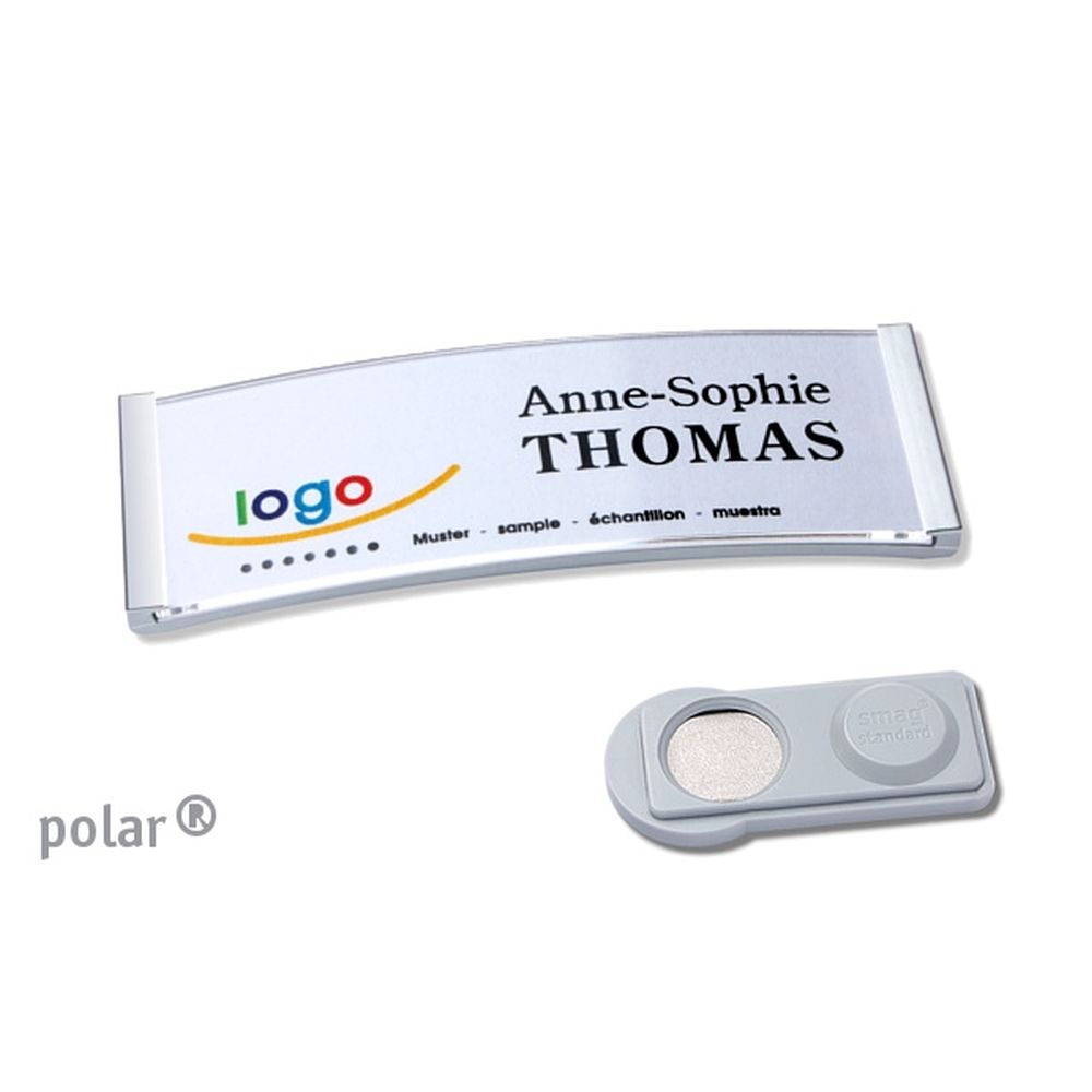 BADGETEC polar 20 "classic" Namensschild mit Magnet