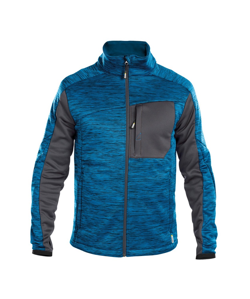 DASSY Convex | Midlayer-Jacke | 300447 (azurblau/anthrazitgrau, L)