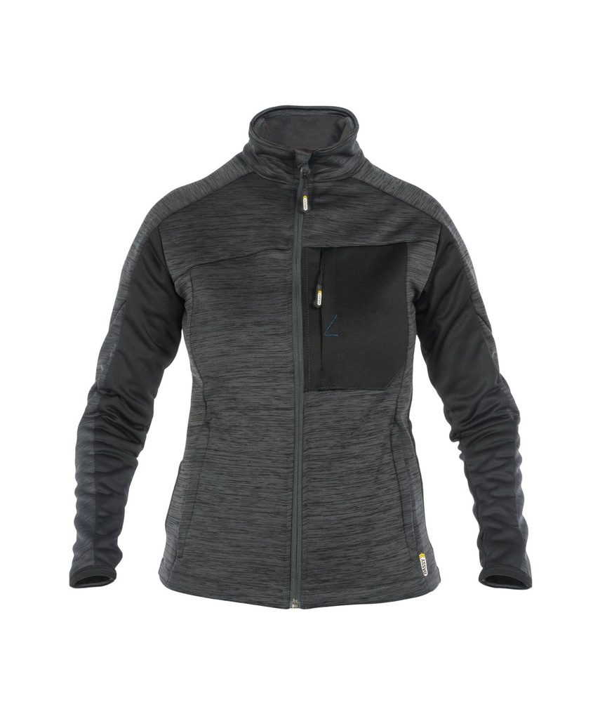 DASSY Convex Woman | Midlayer-Jacke für Damen | 300474 (anthrazitgrau/schwarz, L)