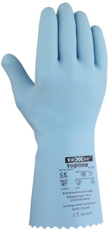 TEXXOR Chemikalien-Schutzhandschuhe NATURLATEX | 2240 (7)
