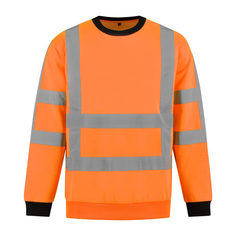 SWRWS100 Warnschutz Sweatshirt (fluo orange, XS)