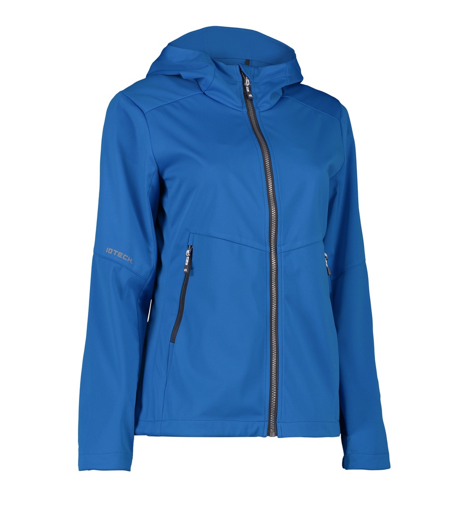 0837 Soft Shell-Jacke | light | Damen (blau, 2XS)
