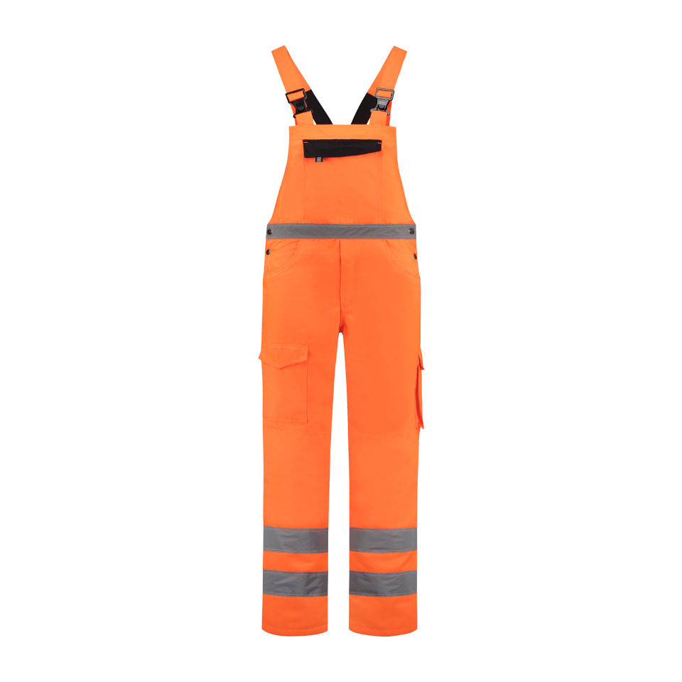 AMRWS8020 Warnschutz Latzhose (fluo orange, 44)