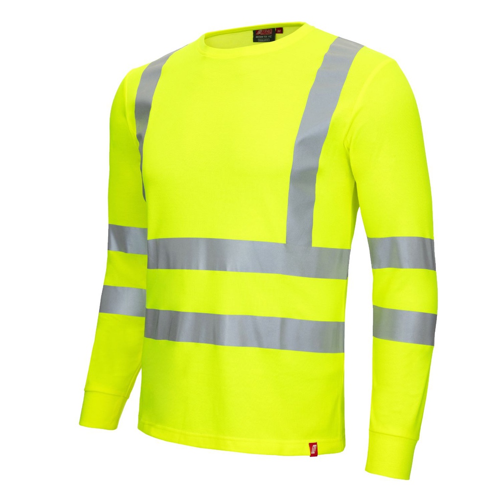 7009 MOTION TEX VIZ UV-Schutz Warnschutz-Langarmshirt (neongelb, XS)