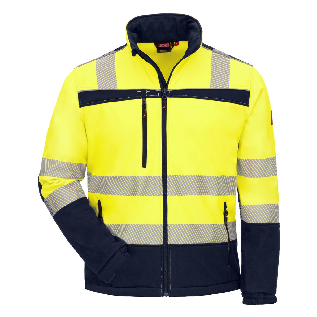 NITRAS MOTION TEX VIZ Warnschutz-Softshelljacke | 7172