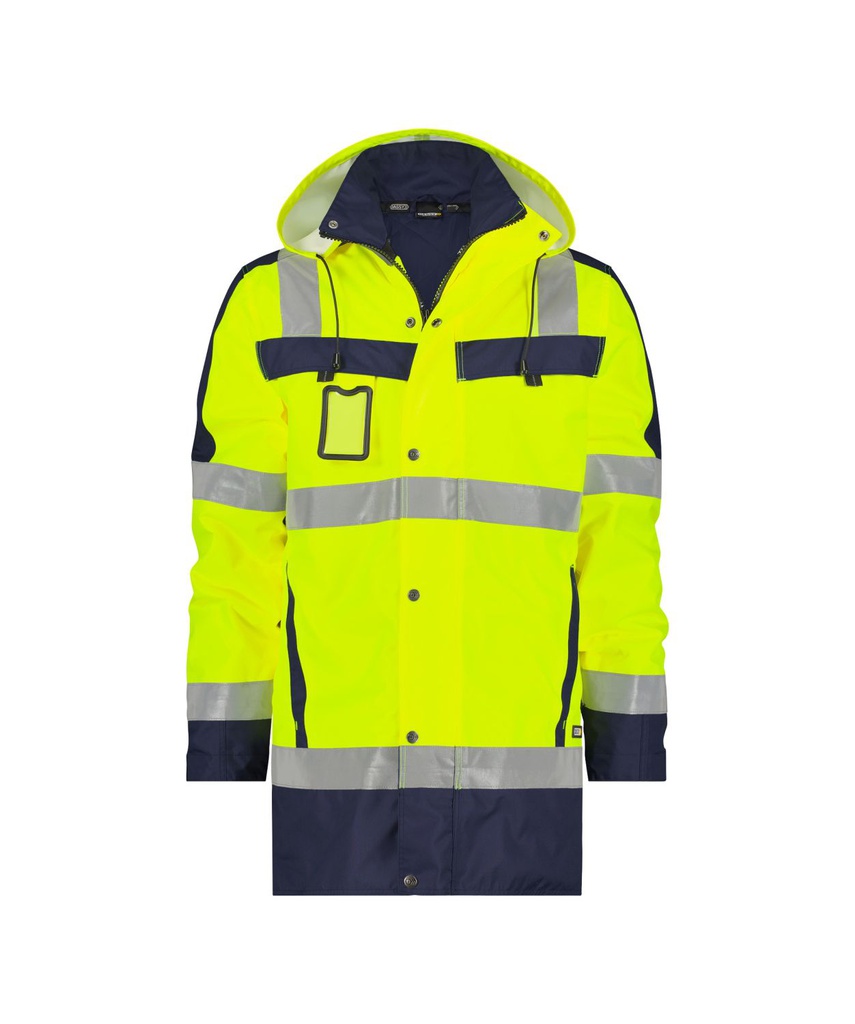 DASSY Limasol | Warnschutz Winterparka | 500132 (neongelb/dunkelblau, XS)