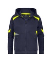 300548 Santos Woman | Kapuzensweatshirt mit langem Reißverschluss für Damen
