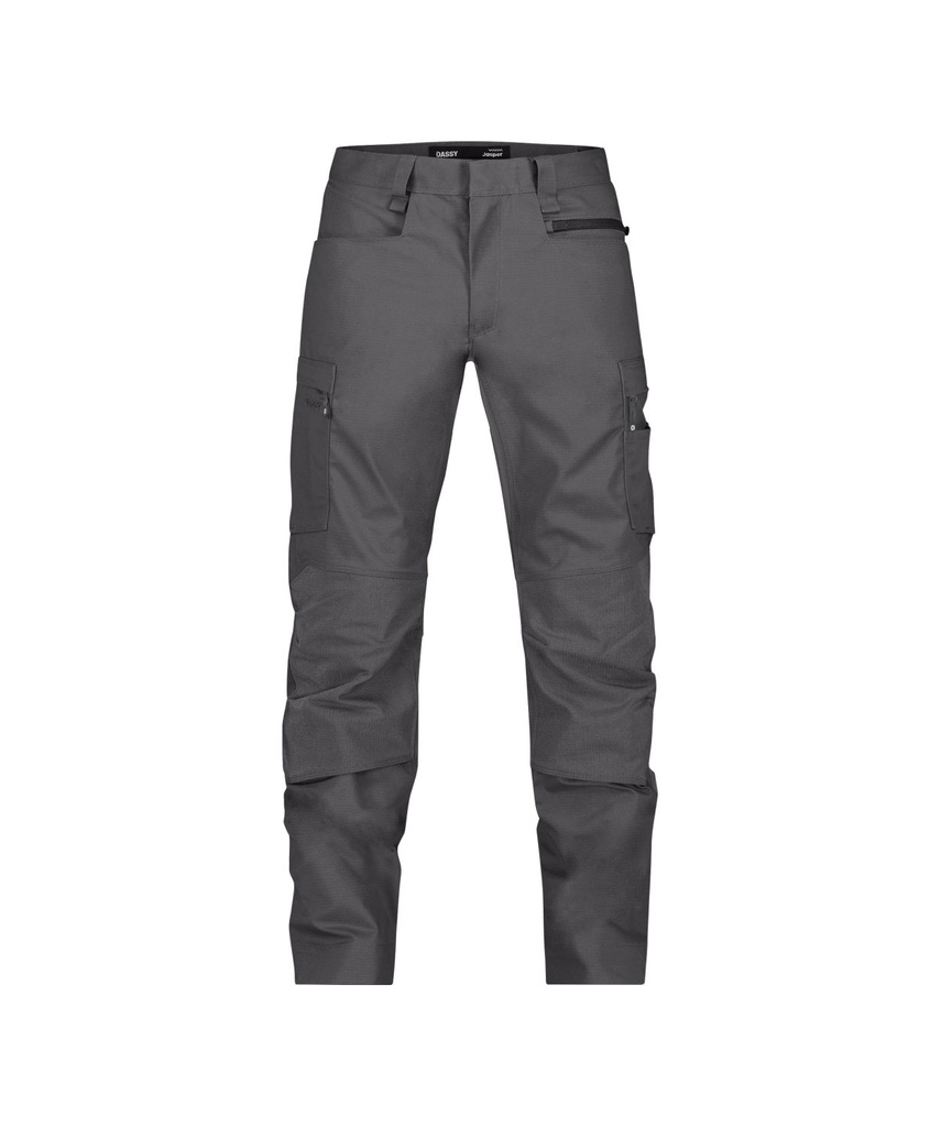201131 Jasper | Arbeitshose mit Kniepolstertaschen (anthrazitgrau, 42, Standard)