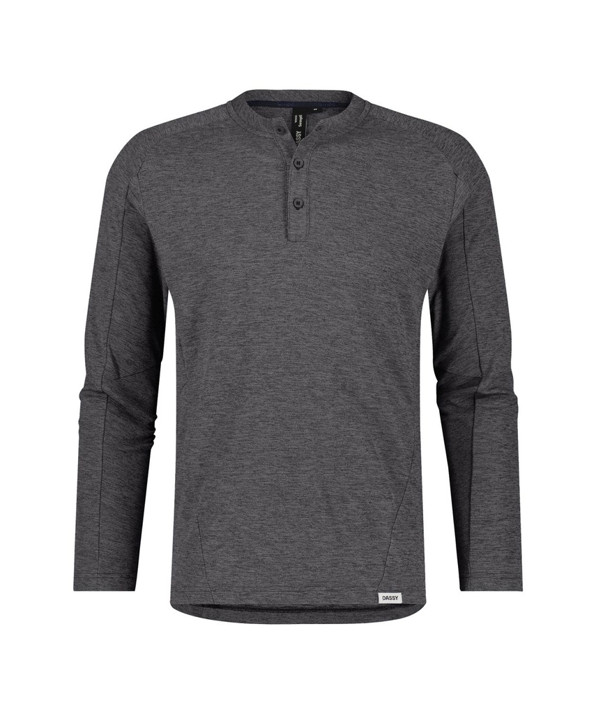 710069 Serengeti | Henley-Shirt mit langen Ärmeln