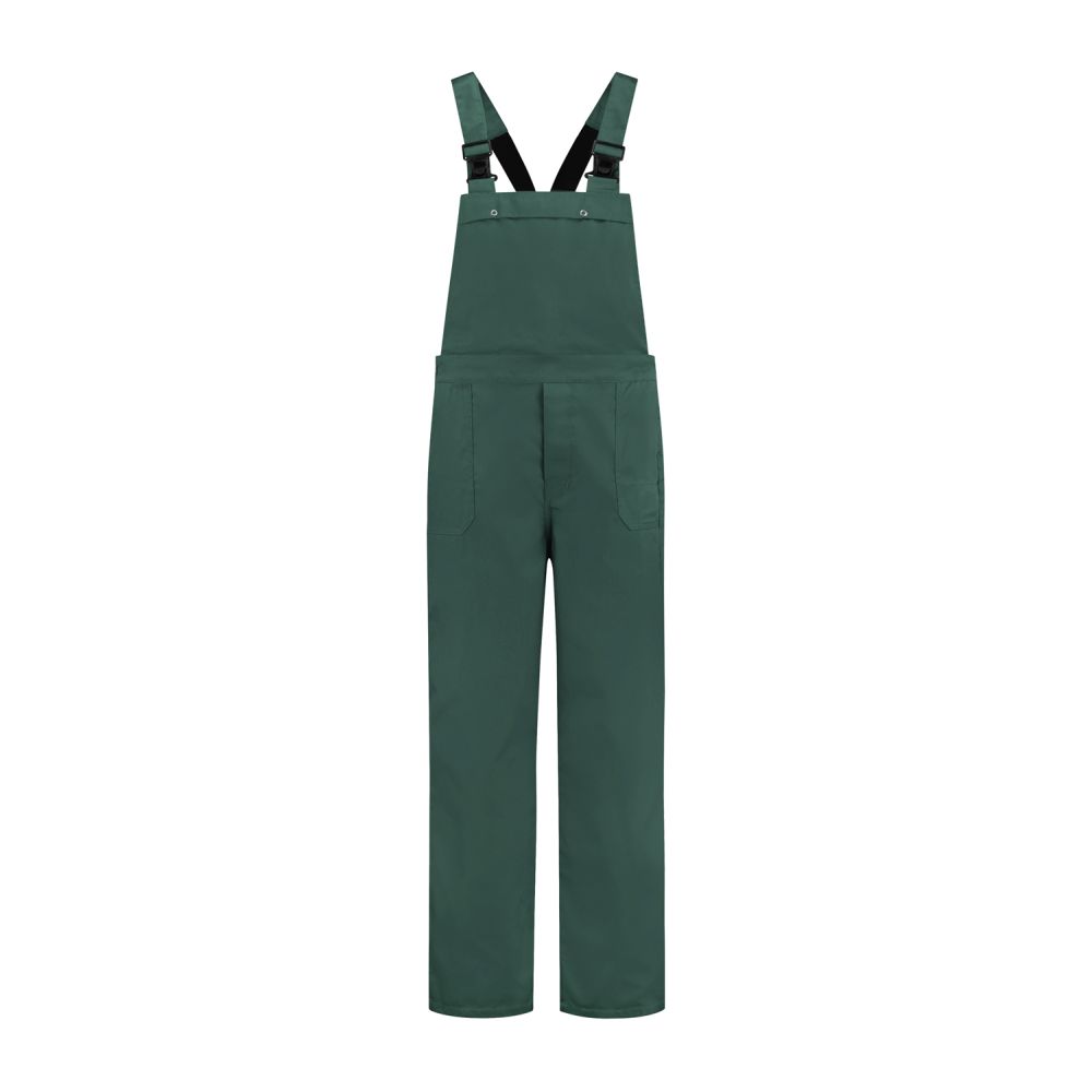 AMK100 Latzhose 100% Baumwolle (flaschengrün, 44)