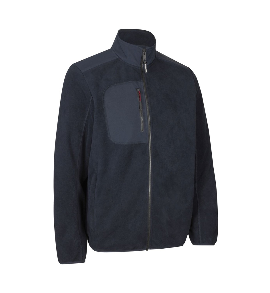 0744 Fleecejacke | eingefasst (navy, S)