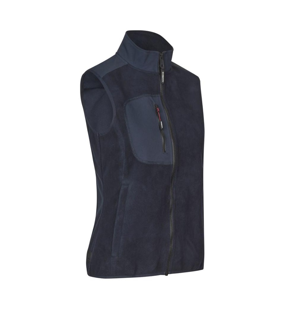 0747 Fleeceweste | eingefasst | Damen (navy, S)