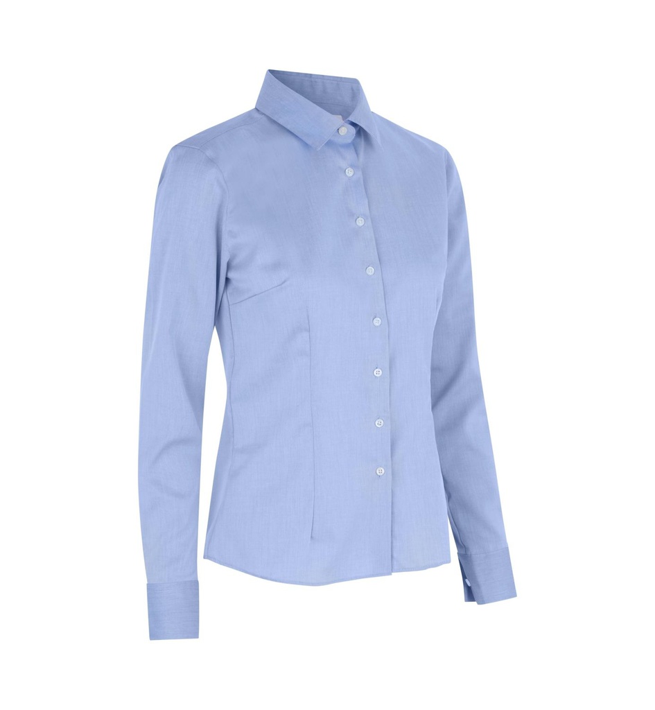 SS720 Business-Bluse | Langarm | modern | Damen (light blue, XS)