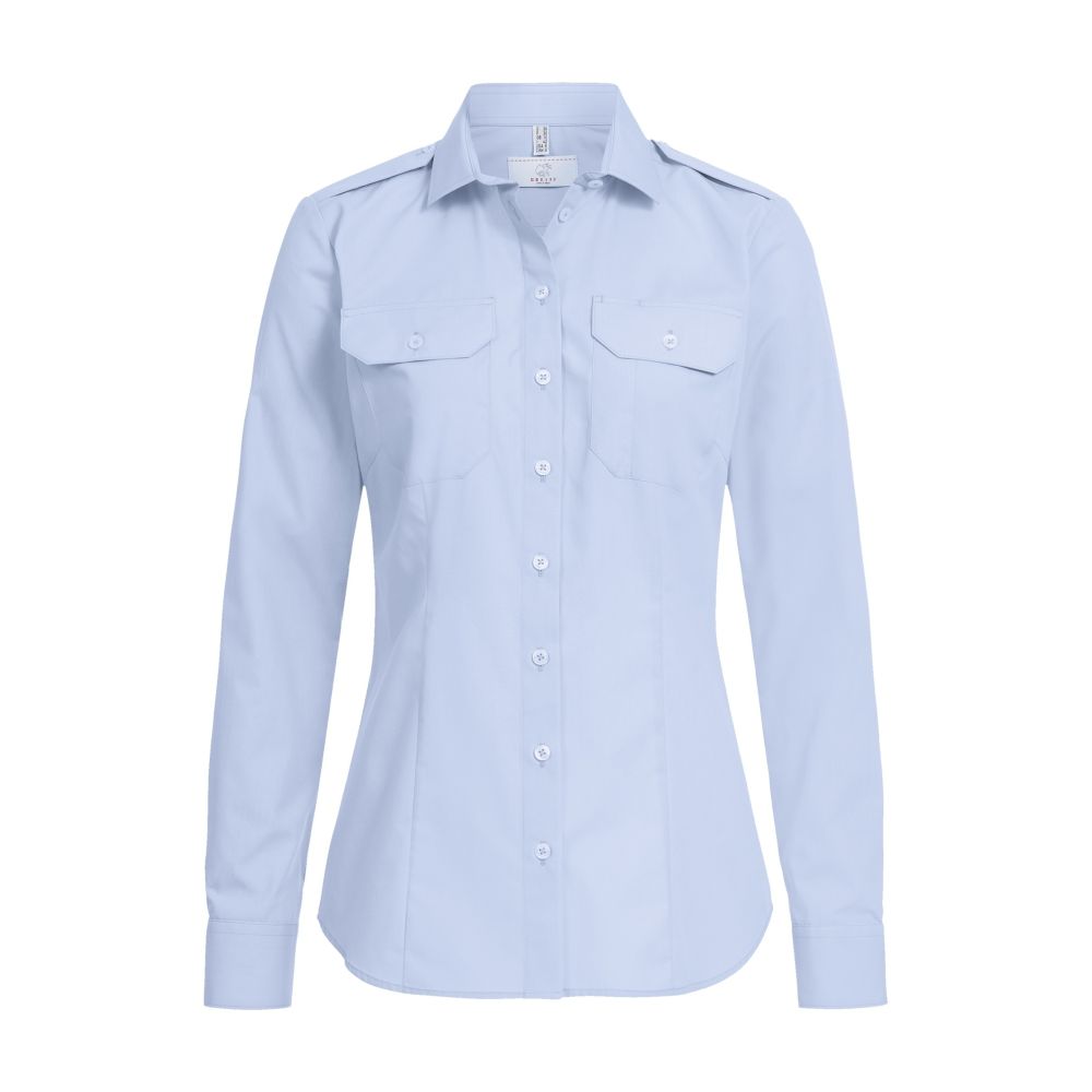 GREIFF Damen-Pilotbluse 1/1 RF Simple | 6570.1450 (029 bleu, 34)