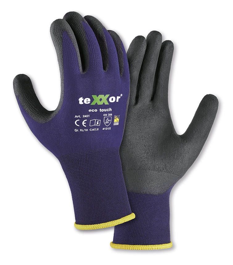 TEXXOR Nylon-Strickhandschuhe ECO TOUCH® | 2451
