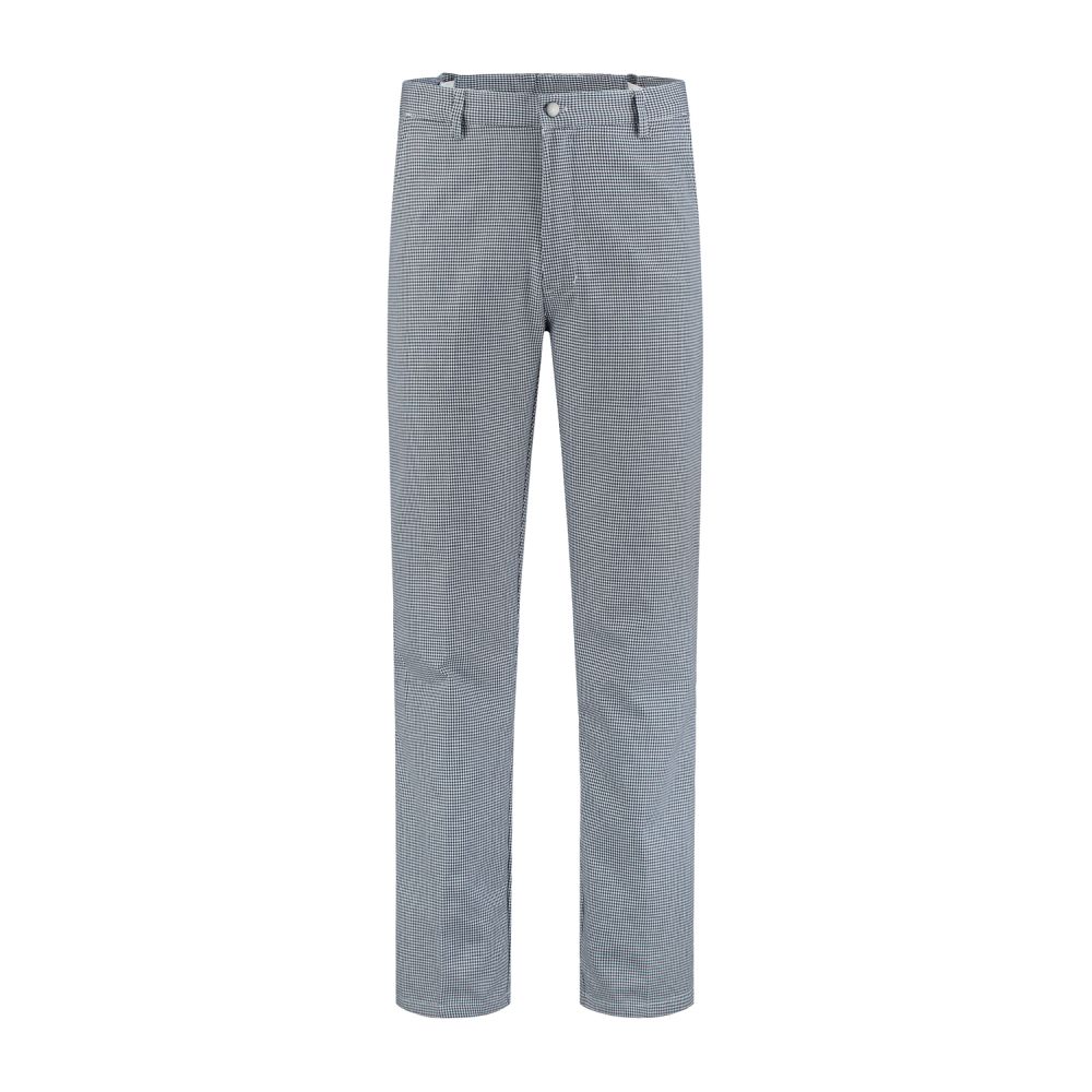FBB6535 Koch-/Bäckerhose (weiß/blau, 38)