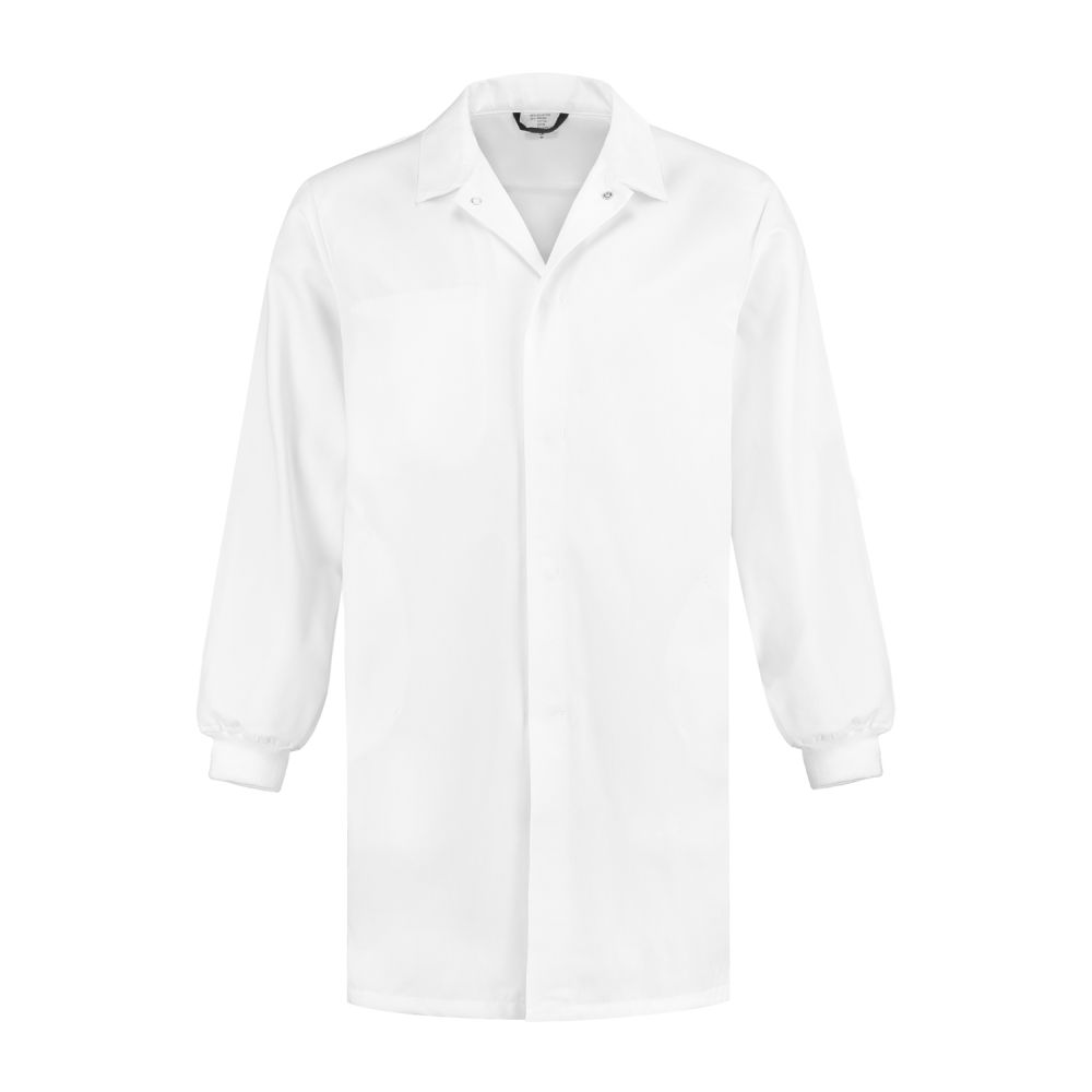 FKJSM6535 Hygiene Kittel Polyester / Baumwolle mit Strickbündchen (2XS)