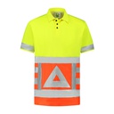 VKPOKM100 Warnschutzpolo für Verkehrslotsen