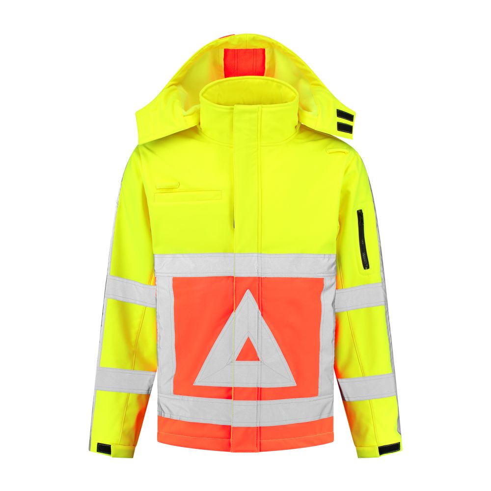 VKSSRWS100 Warnschutz Softshell-Jacke für Verkehrslotsen (XS)