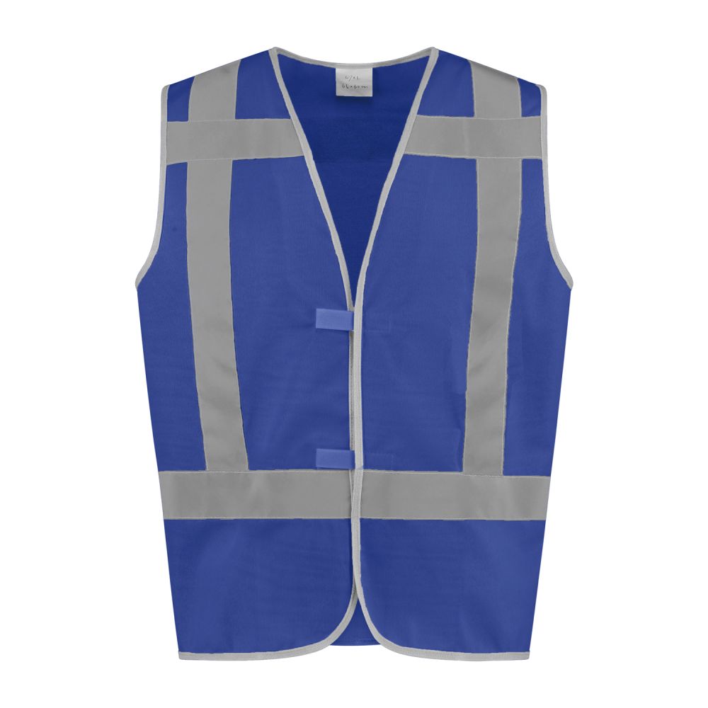 VV100 leichte Weste mit Reflexstreifen (kornblau, S/M)