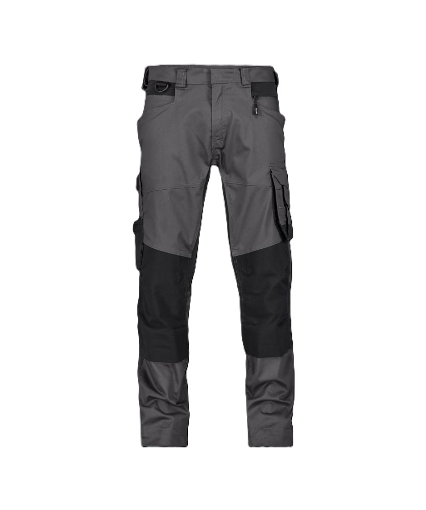 201159 Dynax Next | Stretch-Arbeitshose mit Kniepolstertaschen (anthrazitgrau/schwarz, 42, Standard)