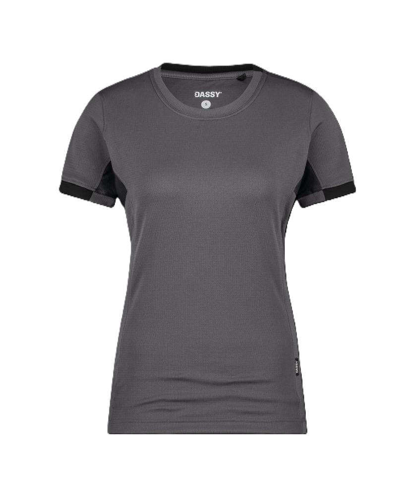 710084 Nexus Next | T-Shirt | Damen (anthrazitgrau/schwarz, XS)