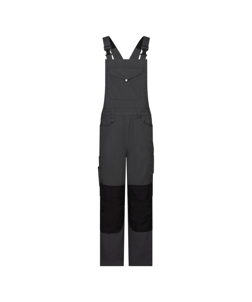 400172 Ito Latzhose mit Kniepolstertaschen (anthrazitgrau/schwarz, 42, Standard)