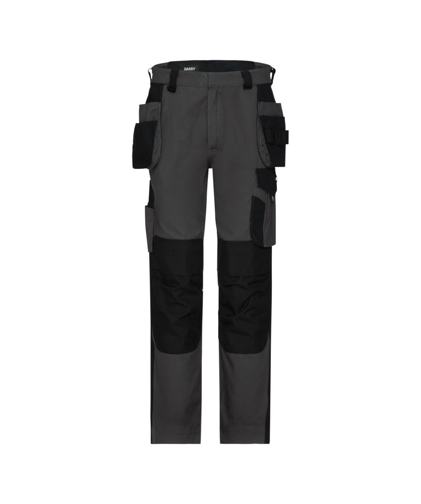 201208 Rossi Flex Arbeitshose mit Holstertaschen und Kniepolstertaschen