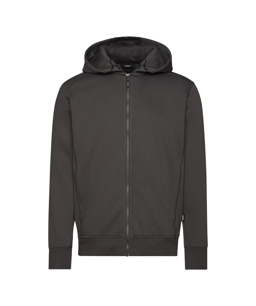 DASSY Grid Kapuzensweatshirtjacke | 300590 (anthrazitgrau, XS)