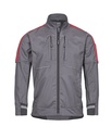 3013 4PROTECT® Workwear Bundjacke, grau/rot