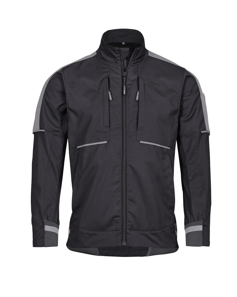 3018 4PROTECT® Workwear Bundjacke, schwarz/grau (XS)
