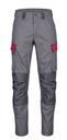 3053 4PROTECT® Workwear Hose, grau/rot