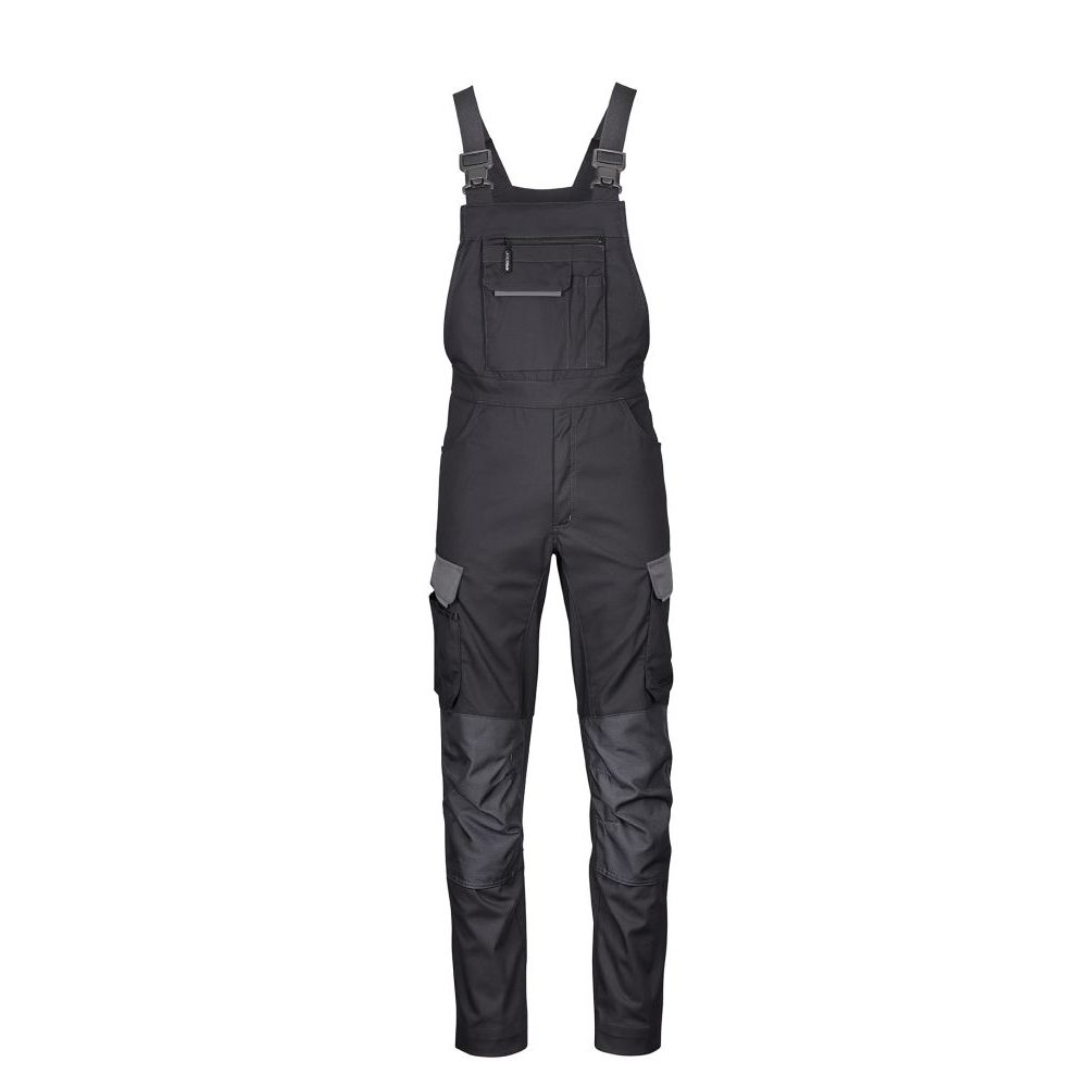 4PROTECT Workwear Latzhose, schwarz/grau | 3038