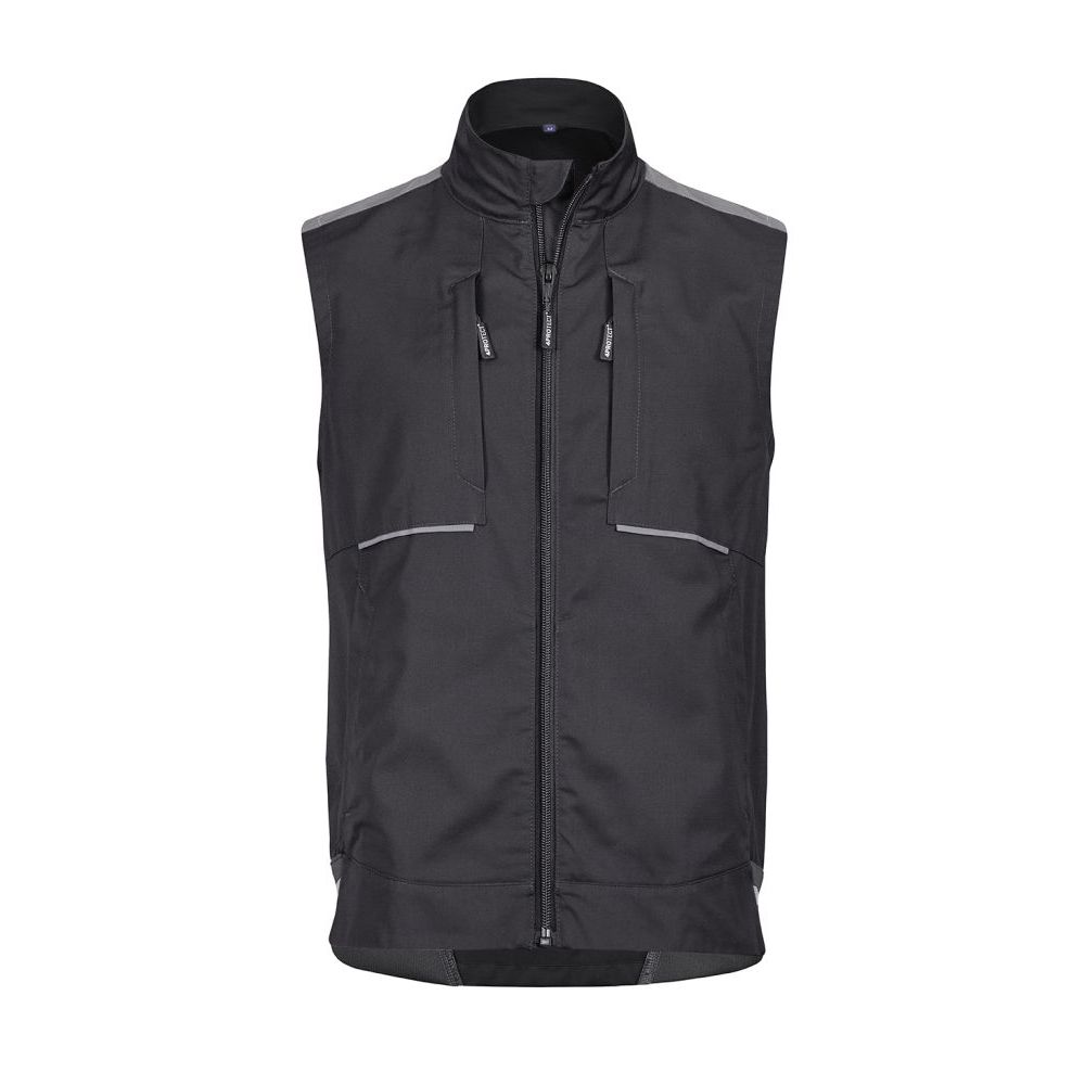 4PROTECT Workwear Weste, schwarz/grau | 3028 (XS)