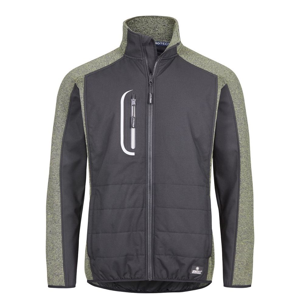 4PROTECT Hybrid-Jacke, schwarz/olive | 3316