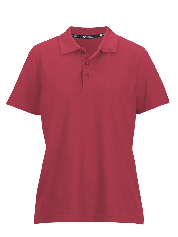 3933 4PROTECT® Polo-Shirt Damen, rot (XS)