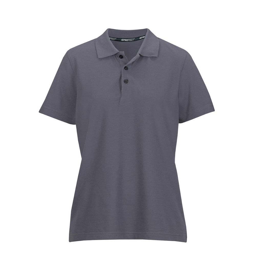 3937 4PROTECT® Polo-Shirt Damen, grau (XS)