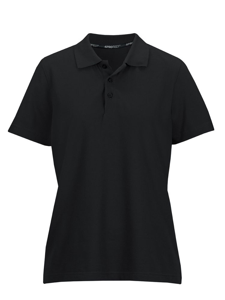 3938 4PROTECT® Polo-Shirt Damen, schwarz (XS)