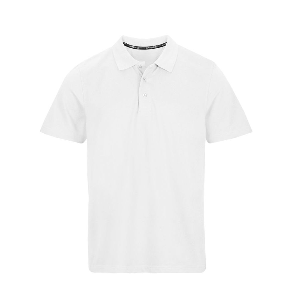 4PROTECT Polo-Shirt Herren, weiß | 3924 (XS)
