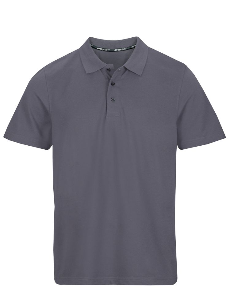 3927 4PROTECT® Polo-Shirt Herren, grau