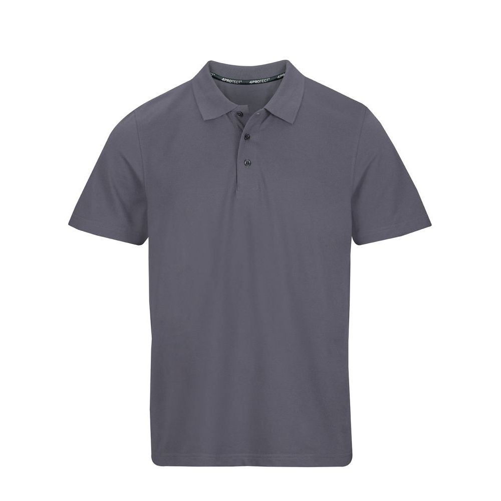 3927 4PROTECT® Polo-Shirt Herren, grau (XS)