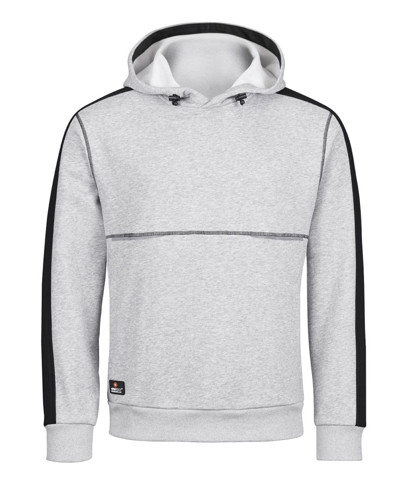 3979 4PROTECT® Hoodie, melange/schwarz (XS)