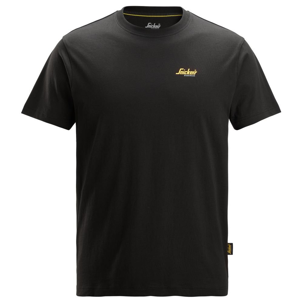 SNICKERS T-Shirt mit kleinem Logo | 2588 (0400 black, XS)