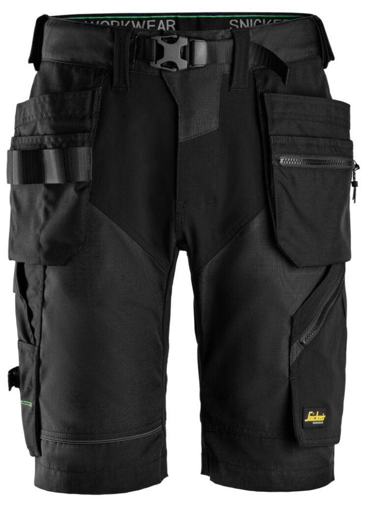 6904 Arbeitsshorts+ mit Holstertaschen | 0404 black/black (44)