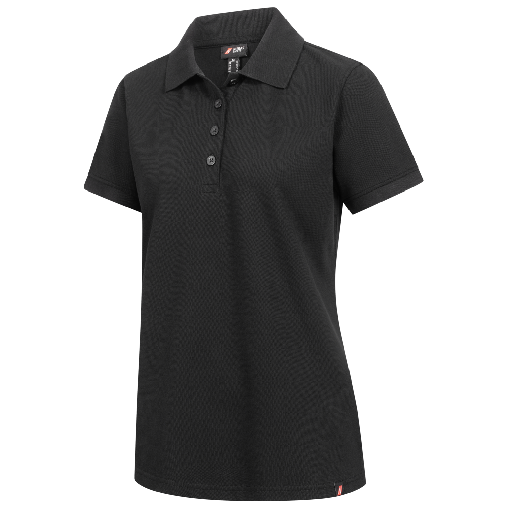 7056 MOTION TEX PLUS Poloshirt Damen | schwarz (XS)