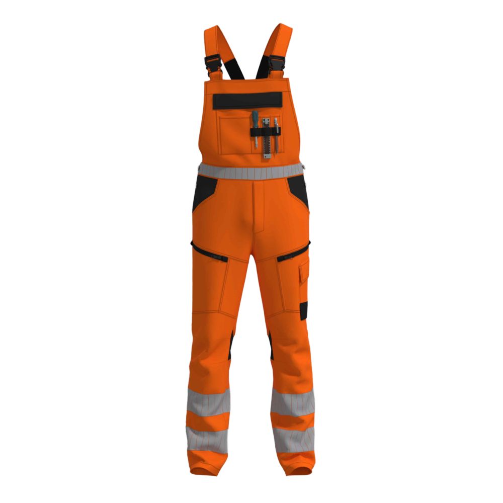 AMSRWS100 4 Wege Stretch Latzhose (44)