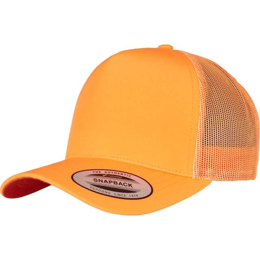 [55650604499] 55.6506 | Flexfit 6506 5 Panel Retro Trucker Kappe neon orange