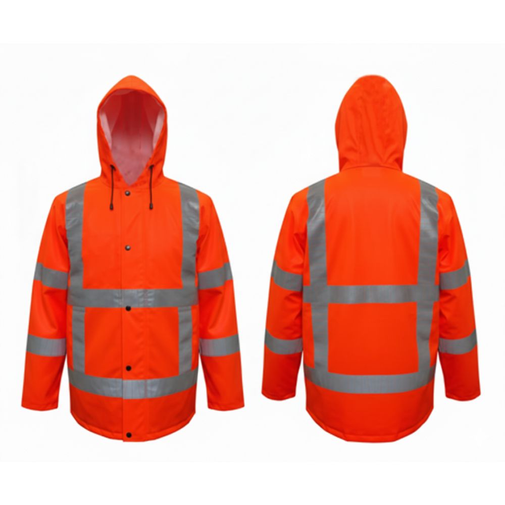 RWJRWS100 Warnschutz Regenjacke Stretch